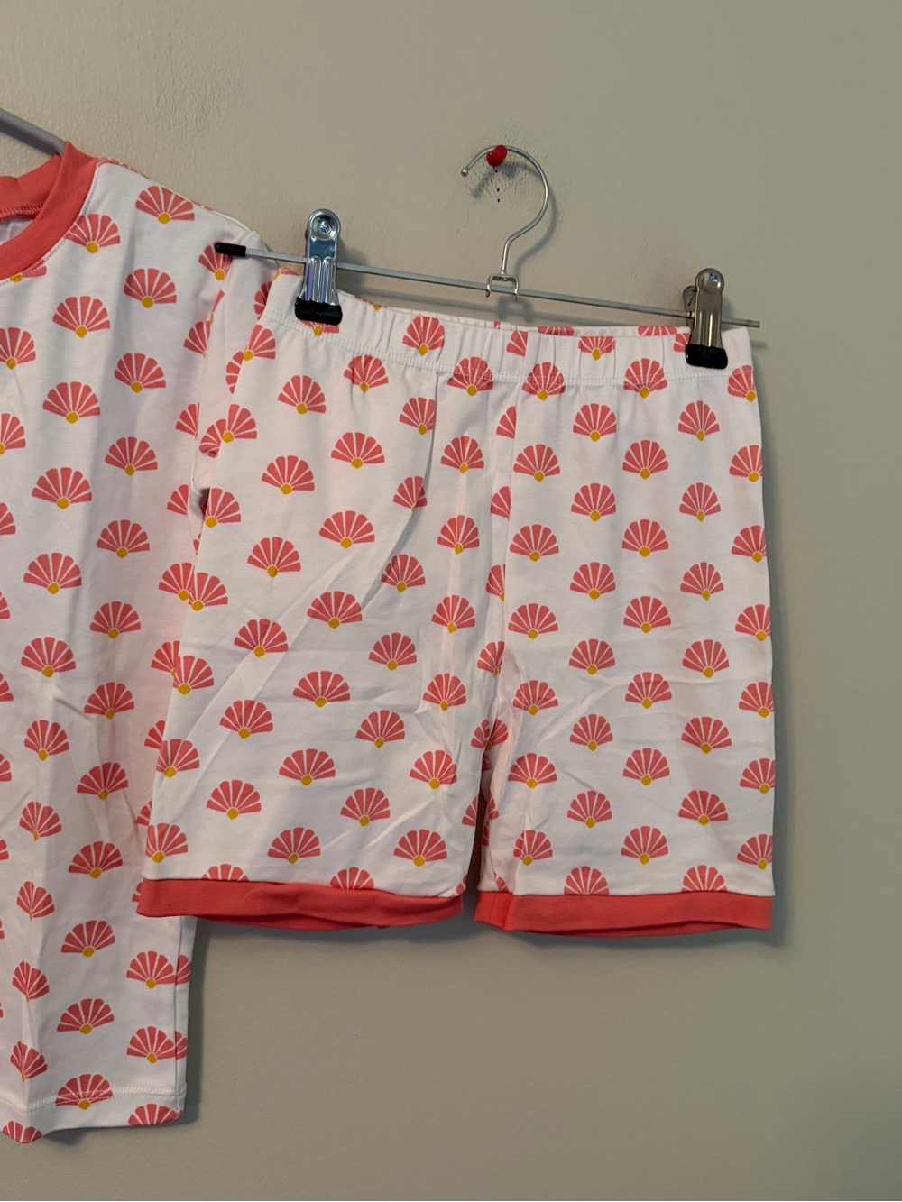 Lake Shell-Print Short Pajama Set - Picture 3 of 4
